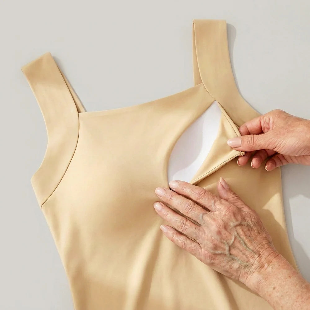 Willow Vests Built-In Bra Comfort Shaper Tank